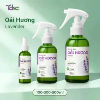 Xịt Muỗi Tinh Dầu Oải Hương TDSC 300ml An Toàn Cho Bé, Đuổi Gián Kiến Khử Mùi