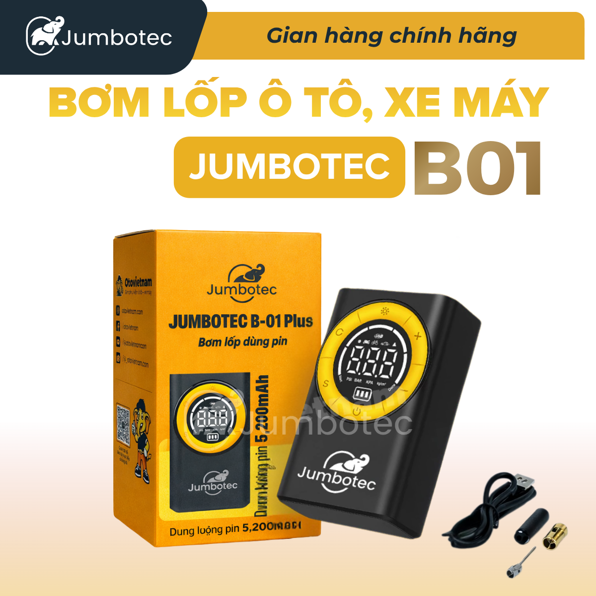 Bơm lốp Jumbotec B01