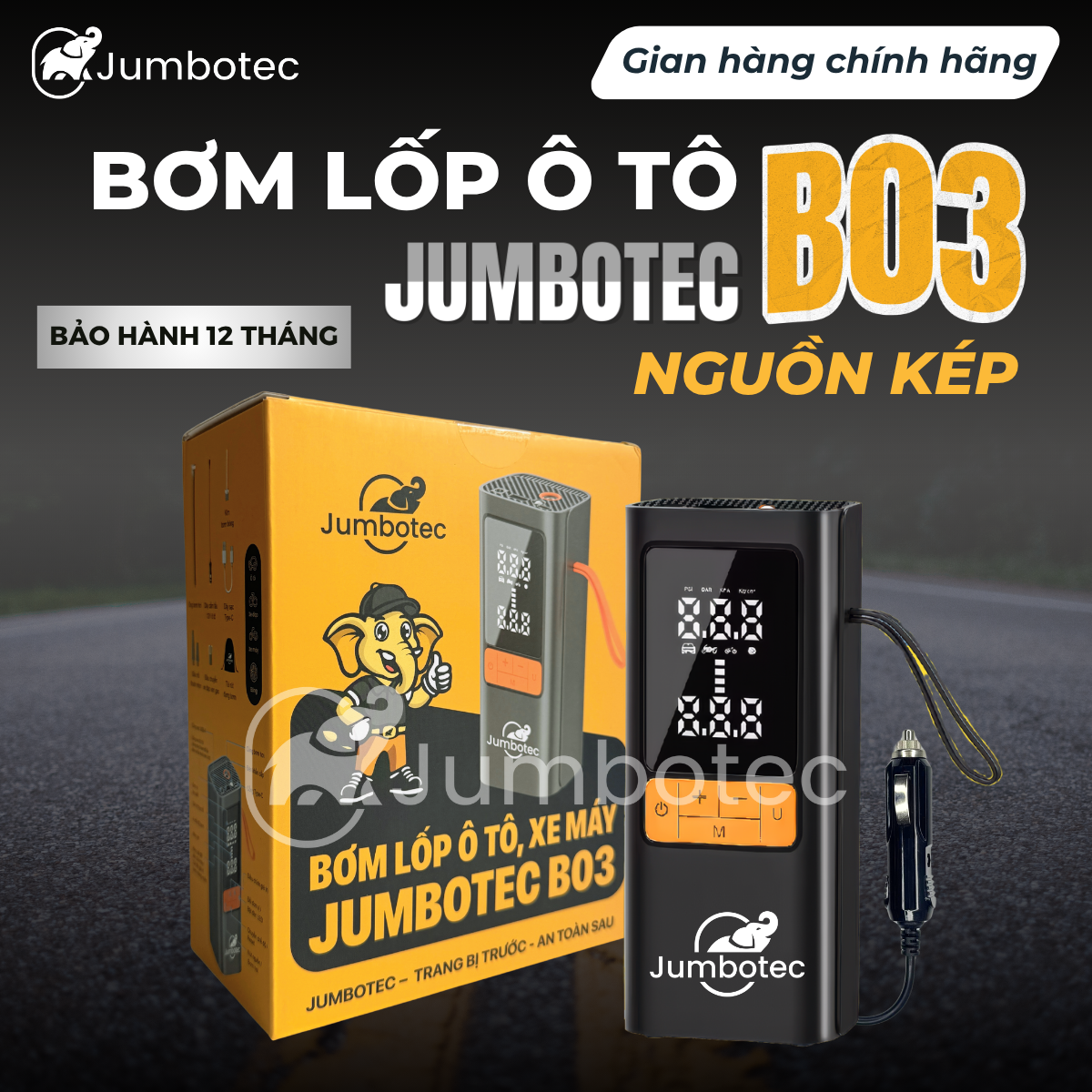 Bơm lốp Jumbotec B03
