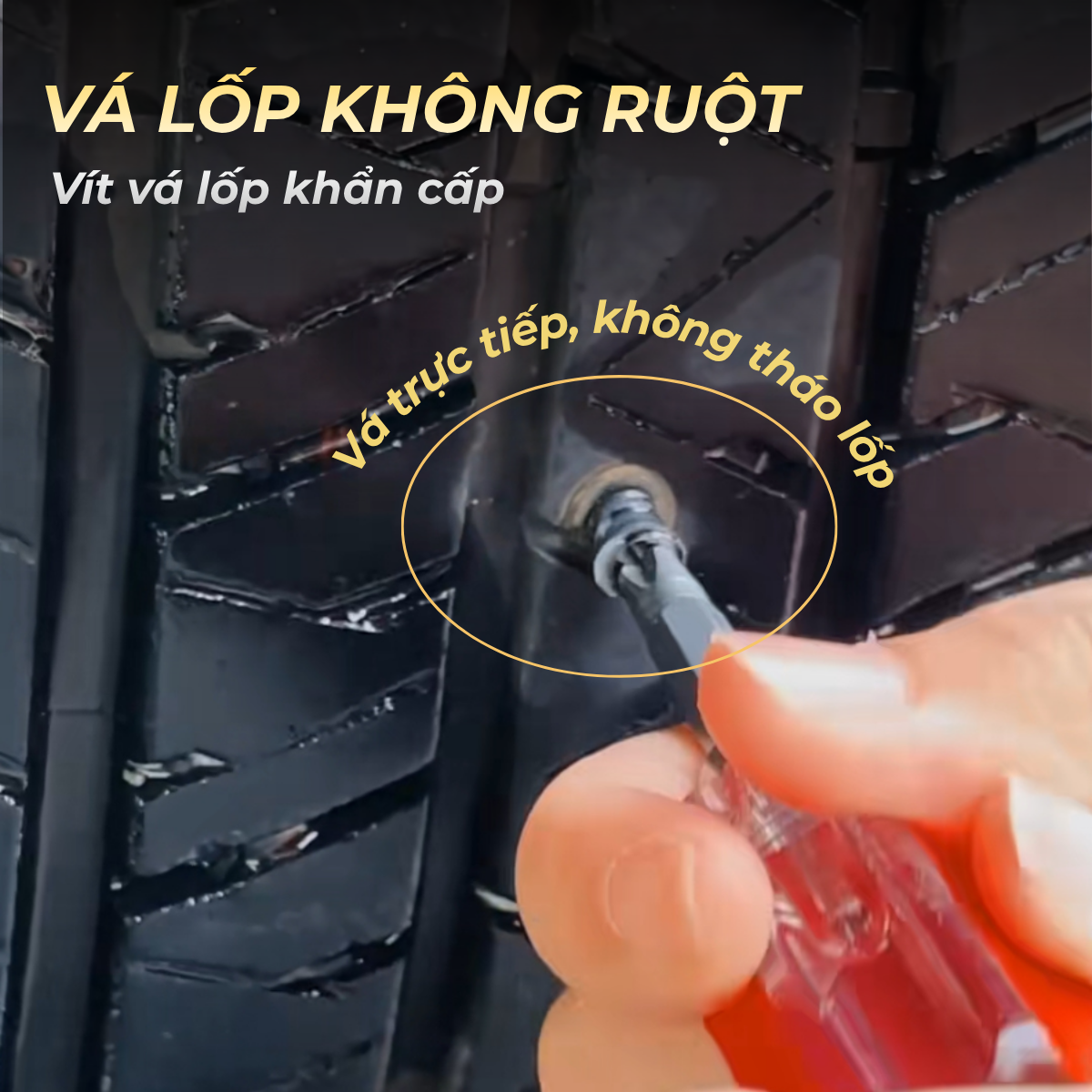 Bộ vít vá lốp khẩn cấp Jumbotec - Hình ảnh 9