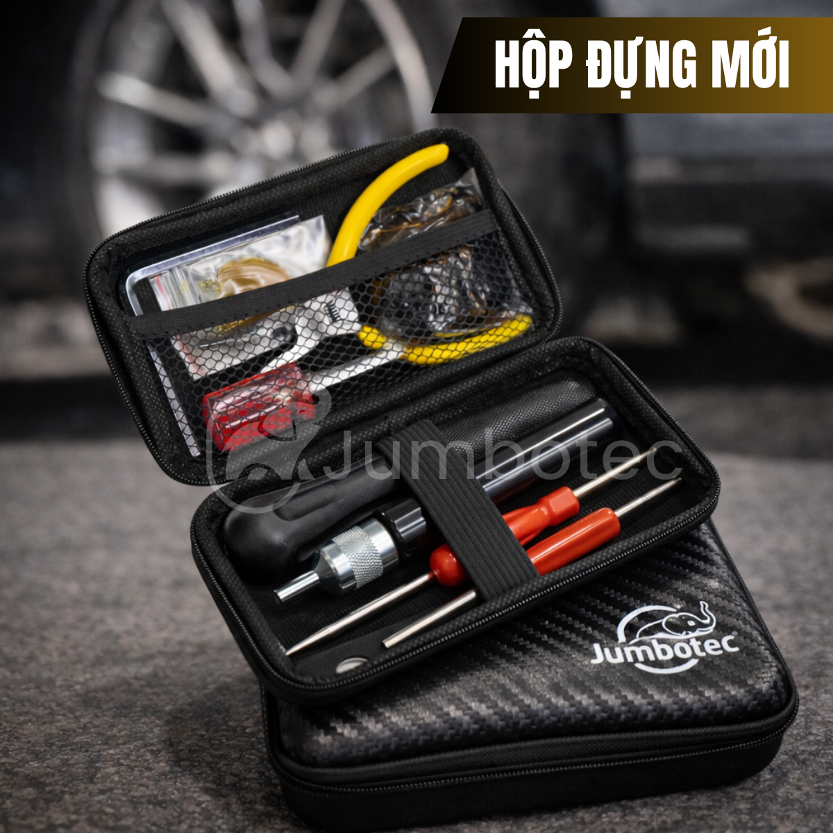 Bộ nấm vá lốp xe không ruột Jumbotec - Hình ảnh 5