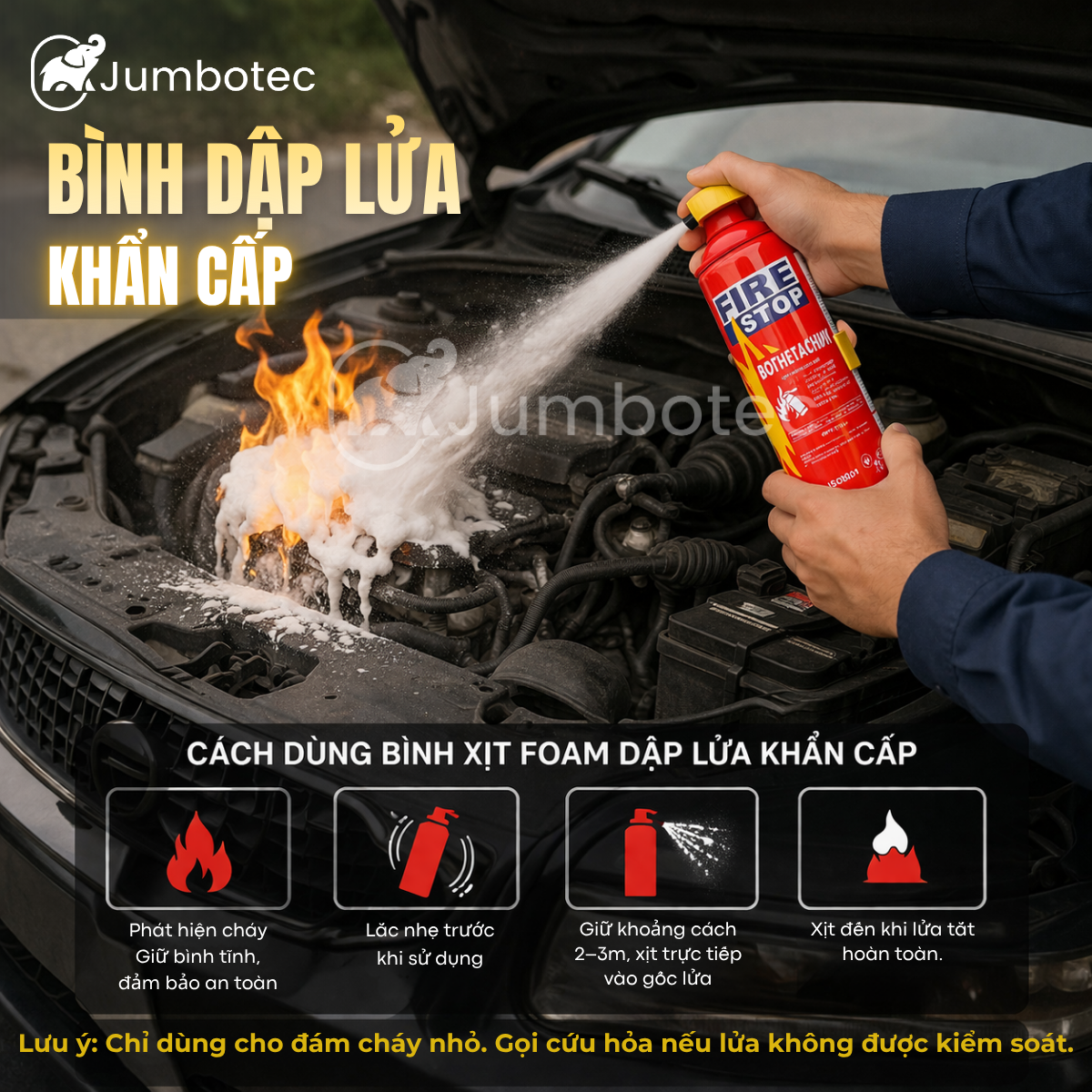 Bộ Cứu Hộ Ô Tô Jumbotec đa năng (All In One) - Hình ảnh 4