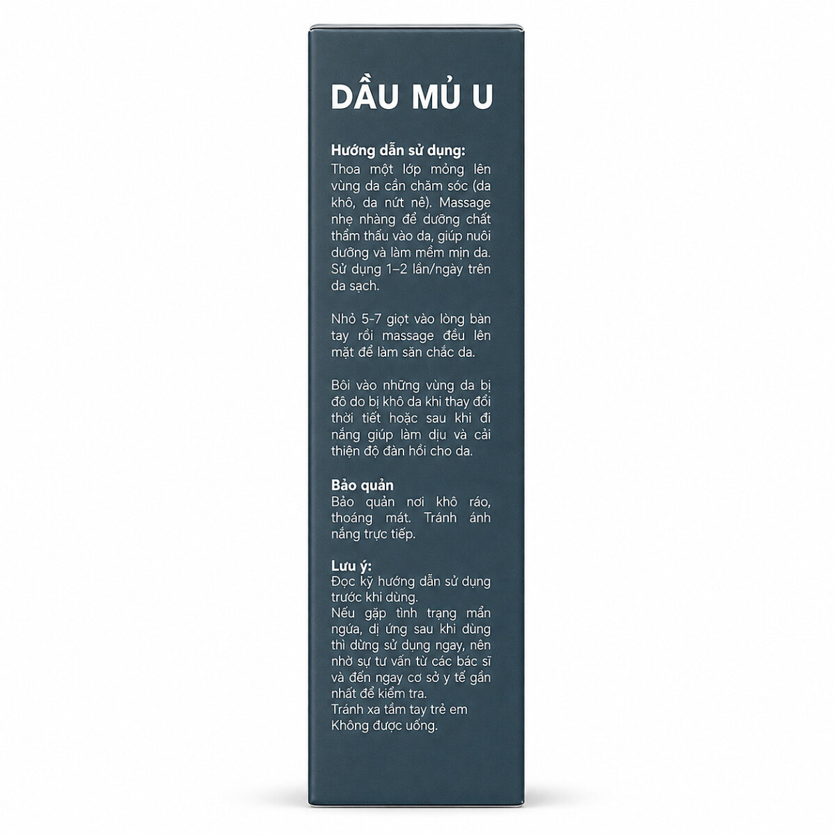 DẦU MÙ U M.U.U 10ml - Hình ảnh 7