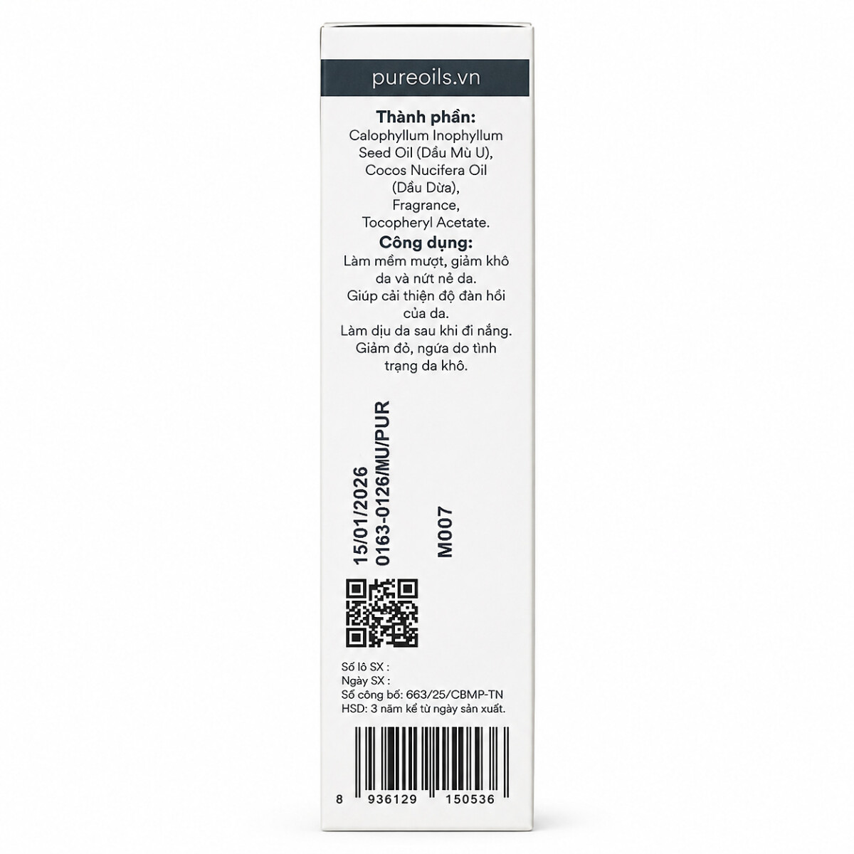 DẦU MÙ U M.U.U 10ml - Hình ảnh 5