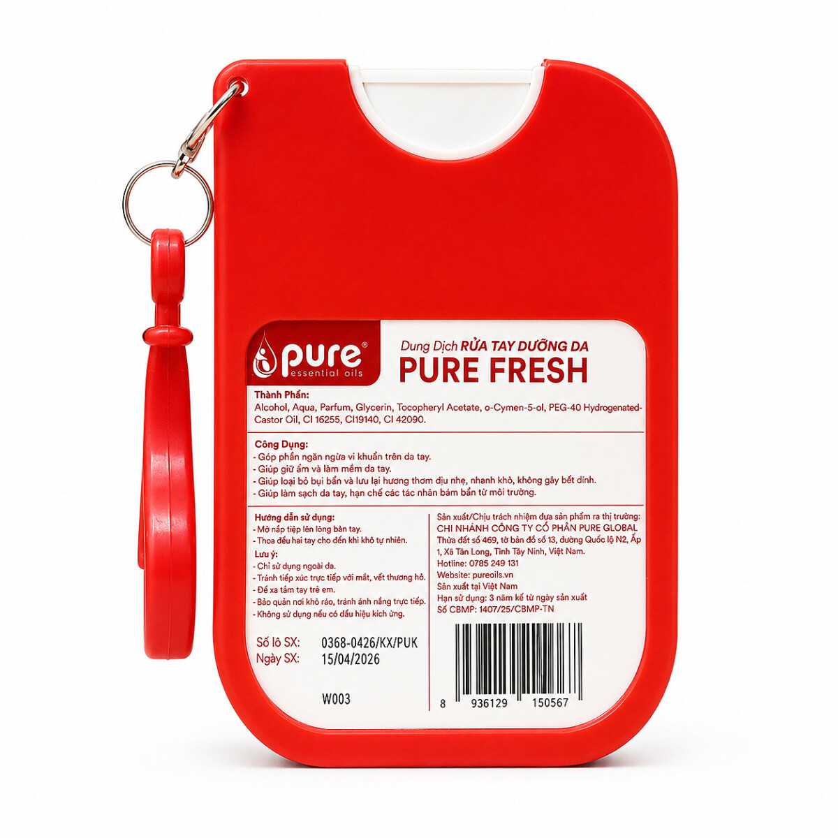 Xịt Tay Dưỡng Da Pure Fresh 30ml - Hình ảnh 2