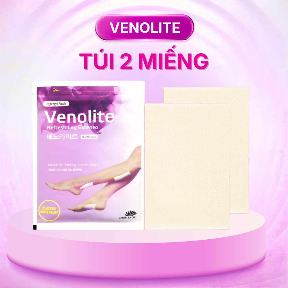 Miếng Dán Thư Giãn Chân VENOLITE 2 Miếng 10 × 12cm - Hình ảnh 6